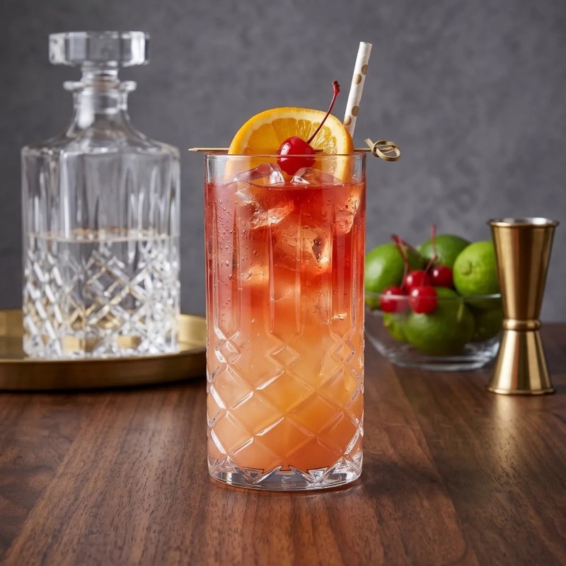 Szklanki wysokie 360 ml do napojów drinków Altom Splendor zestaw 6 sztuk