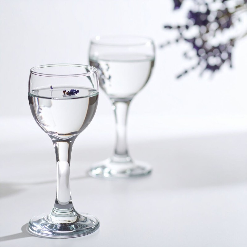 Kieliszki na nóżce 40 ml do nalewki wódki komplet 6 sztuk Glasmark