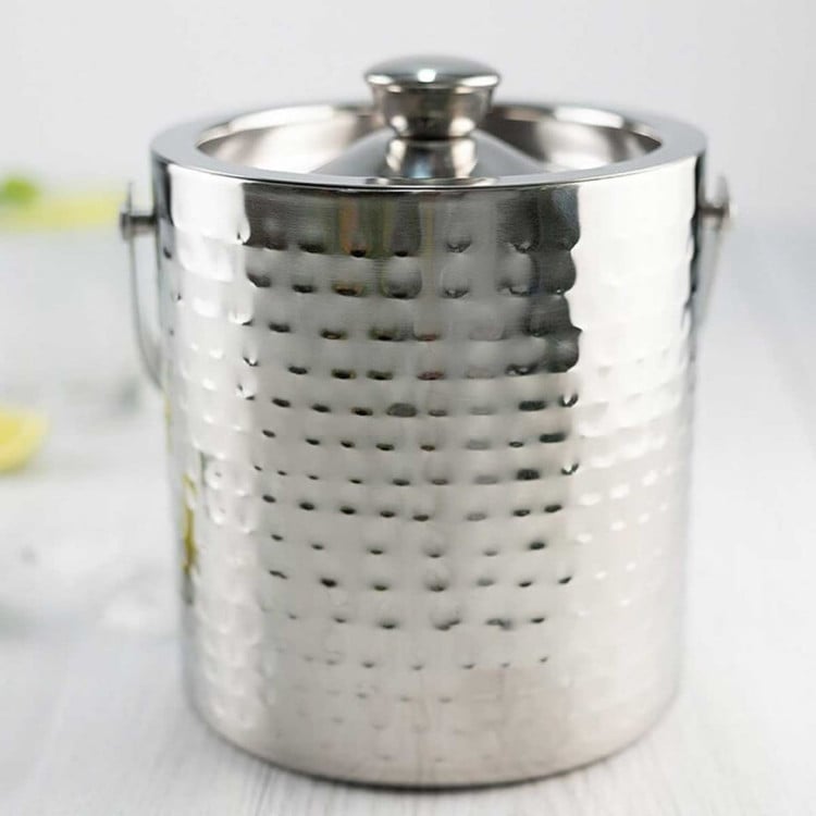 Wiaderko do lodu KingHoff KH 1503 szampana stalowe cooler na lód Wiaderko do lodu KingHoff KH 1503 szampana stalowe cooler na lód