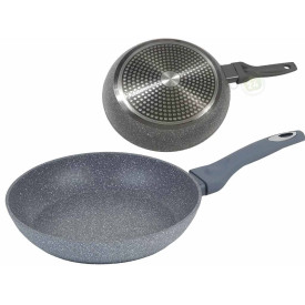 Patelnia z powłoką granitową Klausberg KB 7311 szara 28 cm indukcja