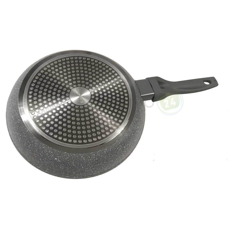 Patelnia z powłoką granitową Klausberg KB 7311 szara 28 cm indukcja