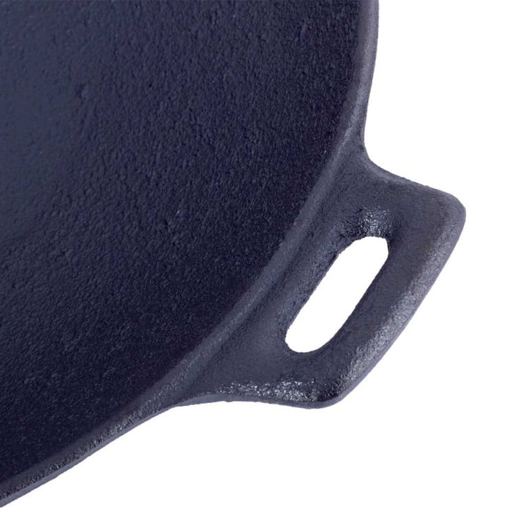 Wok żeliwny z pokrywką Kamille KM 4814V na indukcję 30 cm Big Wok żeliwny z pokrywką Kamille KM 4814V na indukcję 30 cm Big