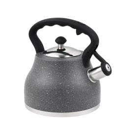 Czajnik ze stali na indukcję Klausberg KB 7449 z gwizdkiem 2.7L szary