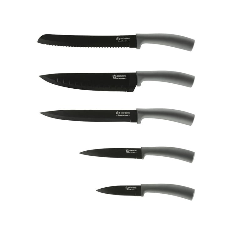 Noże stalowe Edenberg EB 956 kuchenne 5 szt w bloku magnetycznym Noże stalowe Edenberg EB 956 kuchenne 5 szt w bloku magnetycznym
